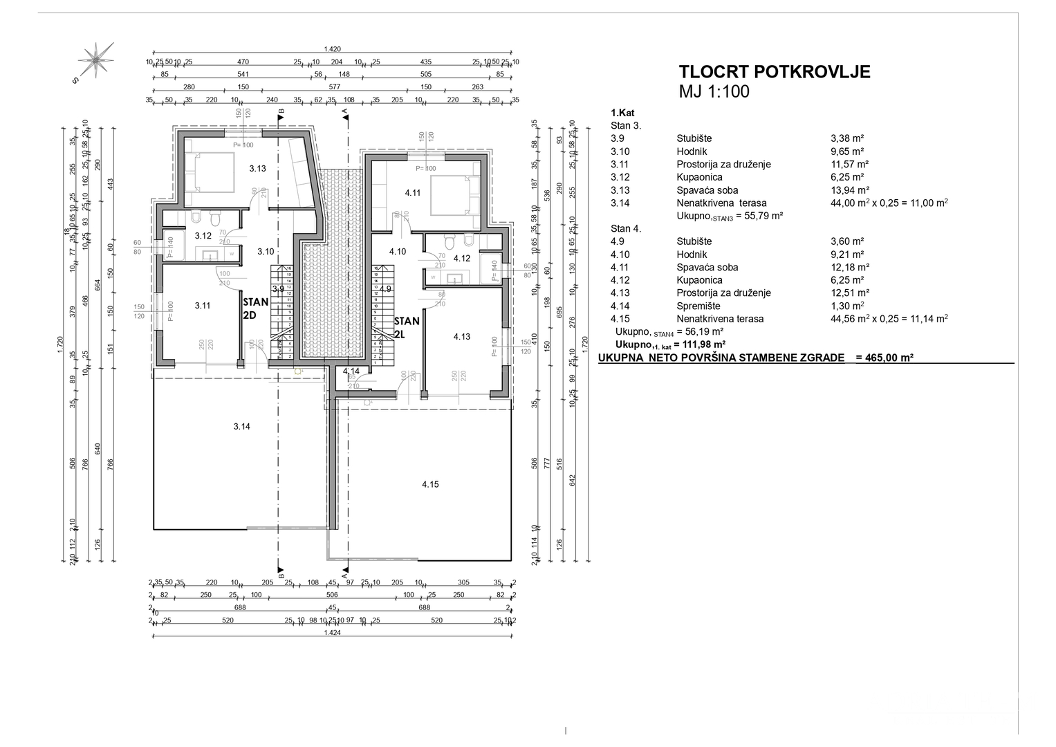 APARTMANI U NOVOGRADNJI - PAG, ŠIMUNI