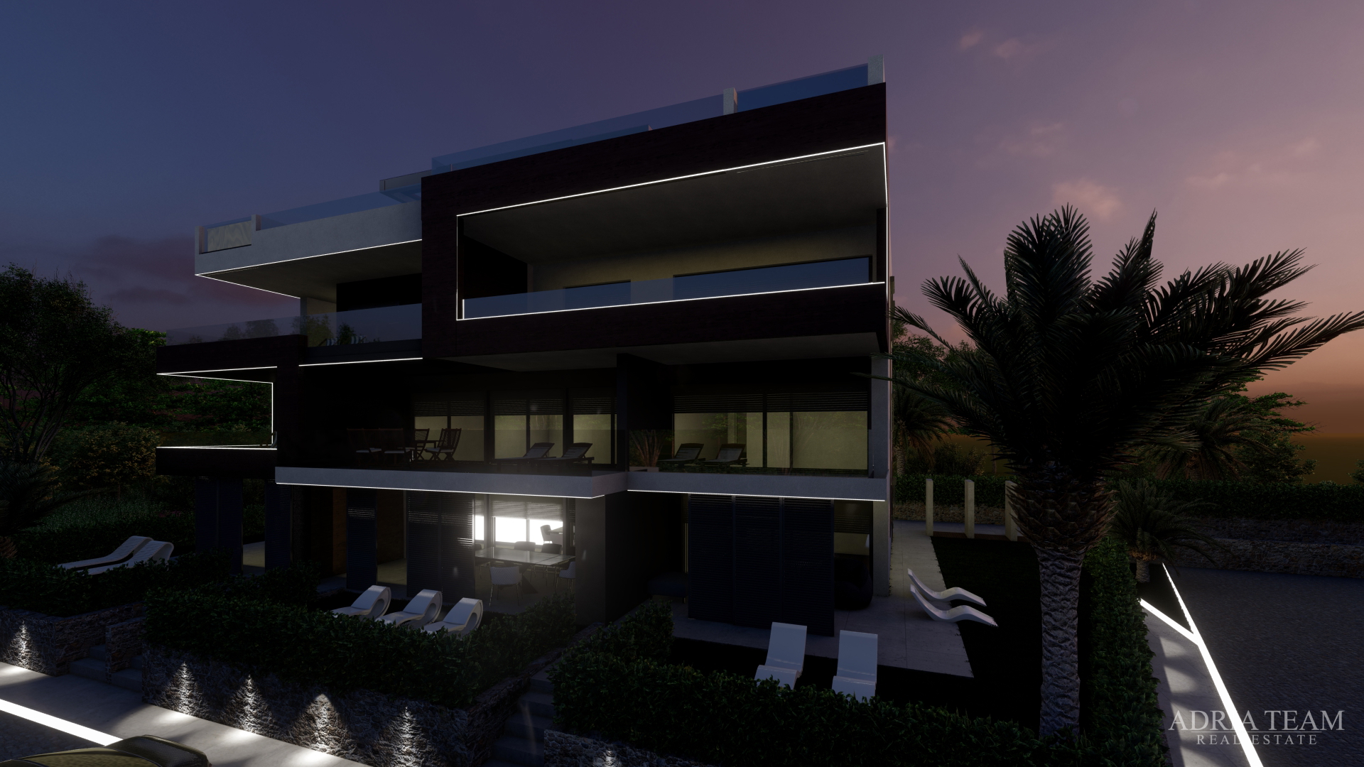 LUXURY APARTMENTS IN A NEW BUILDING, 20 M FROM THE SEA - ZATON