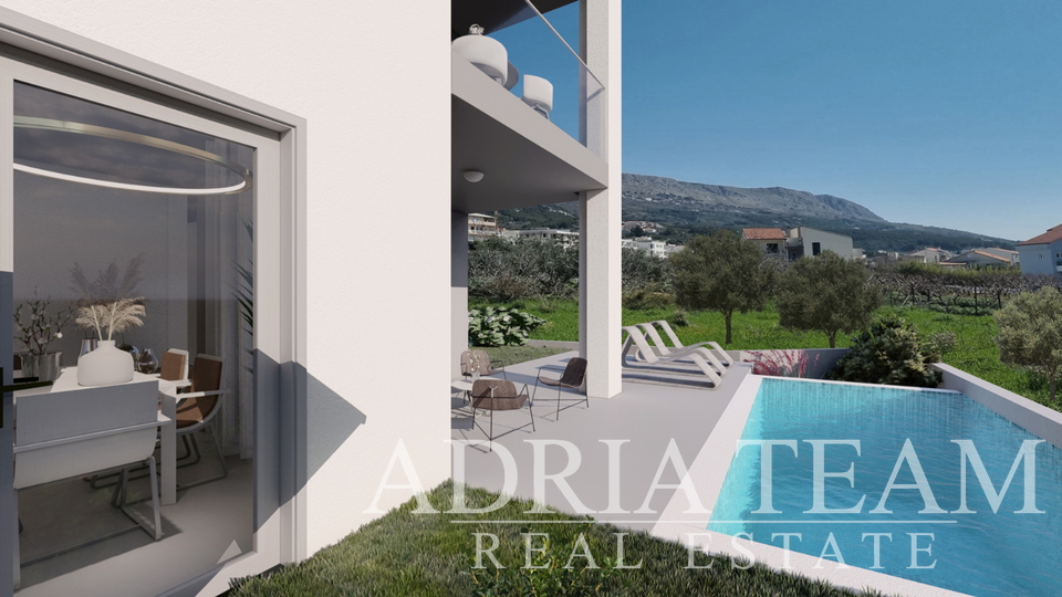 VILLA WITH SEA VIEW IN NEW CONSTRUCTION - PODSTRANA