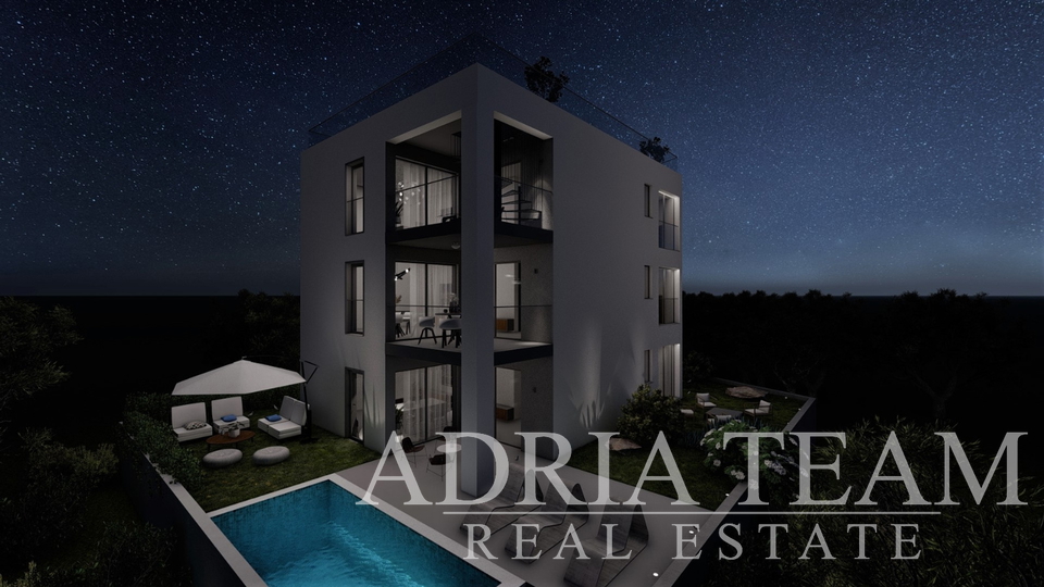 VILLA WITH SEA VIEW IN NEW CONSTRUCTION - PODSTRANA