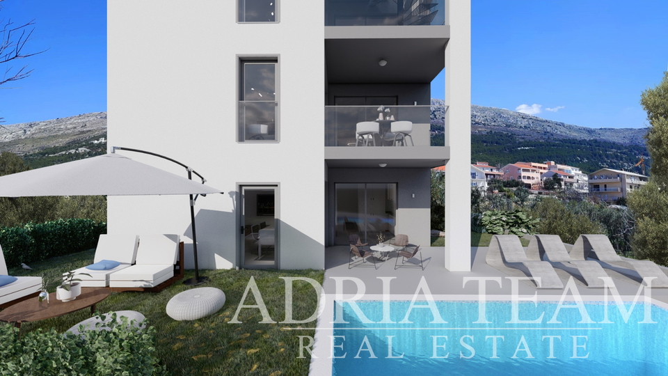 VILLA WITH SEA VIEW IN NEW CONSTRUCTION - PODSTRANA