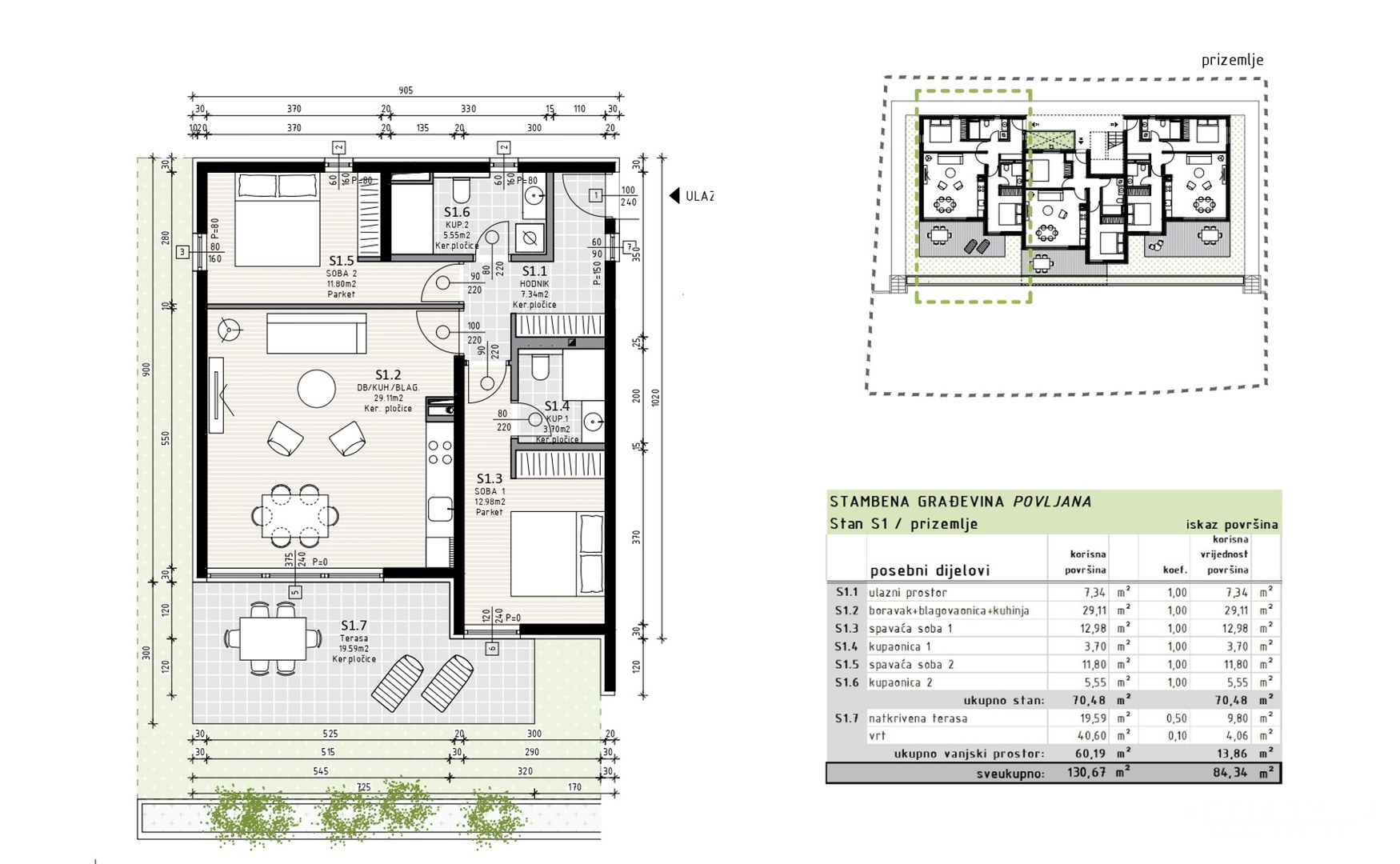 MODERNI APARTMANI U NOVOGRADNJI - POVLJANA, PAG (ZAPAD)