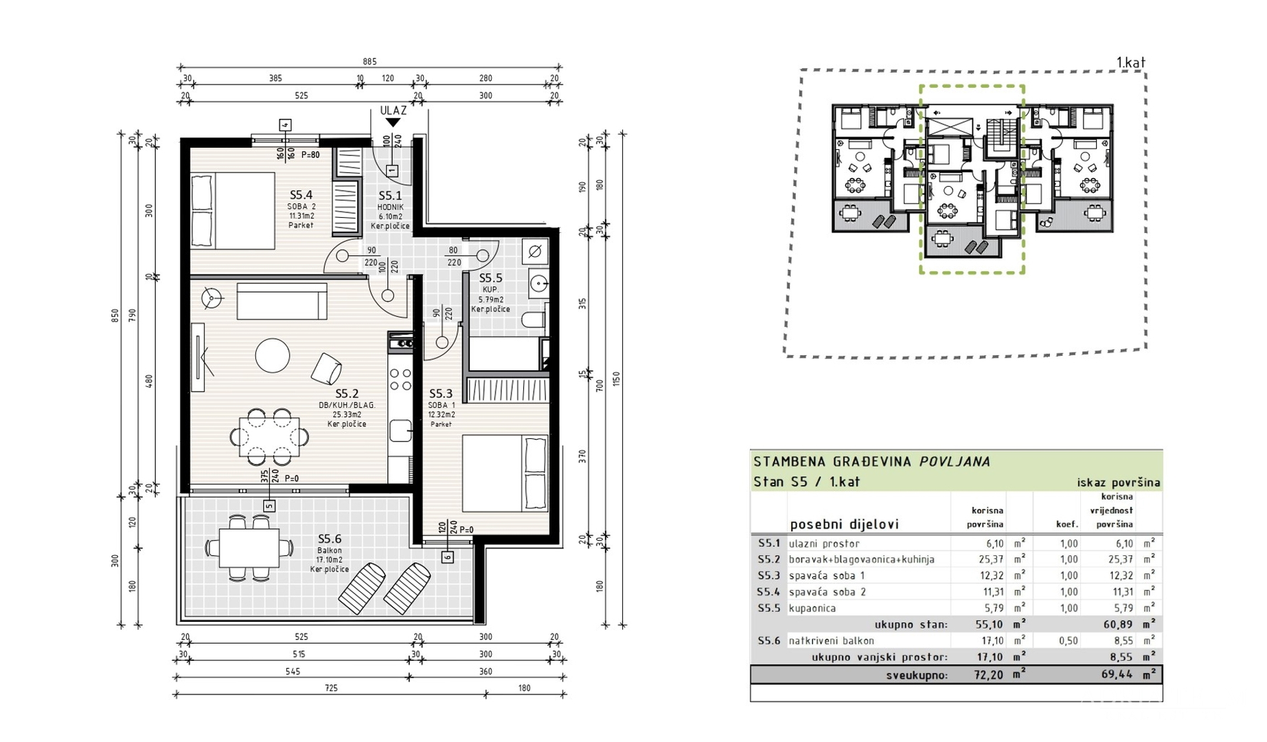 MODERNI APARTMANI U NOVOGRADNJI - POVLJANA, PAG (ZAPAD)