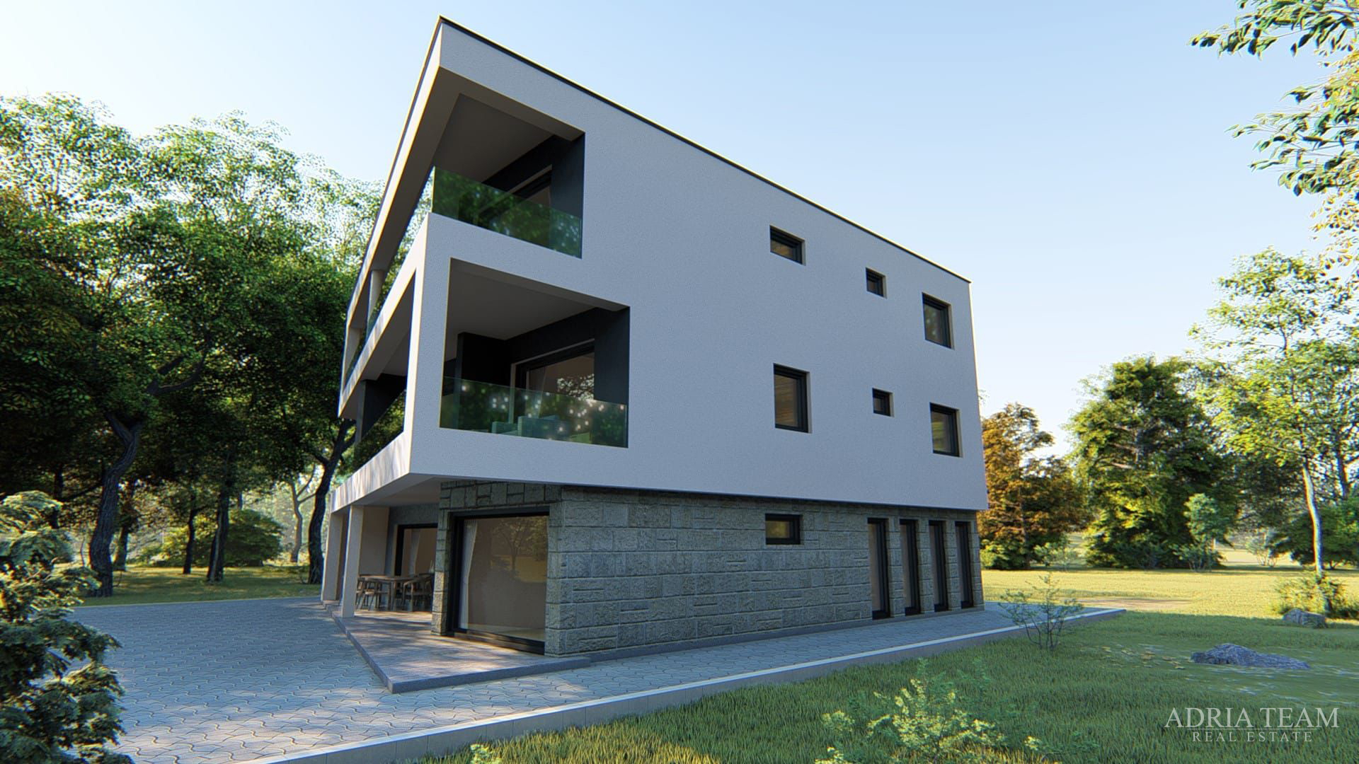 APARTMENTS, NEW CONSTRUCTION, FIRST ROW TO THE SEA - VIR, SOUTH SIDE, CENTER