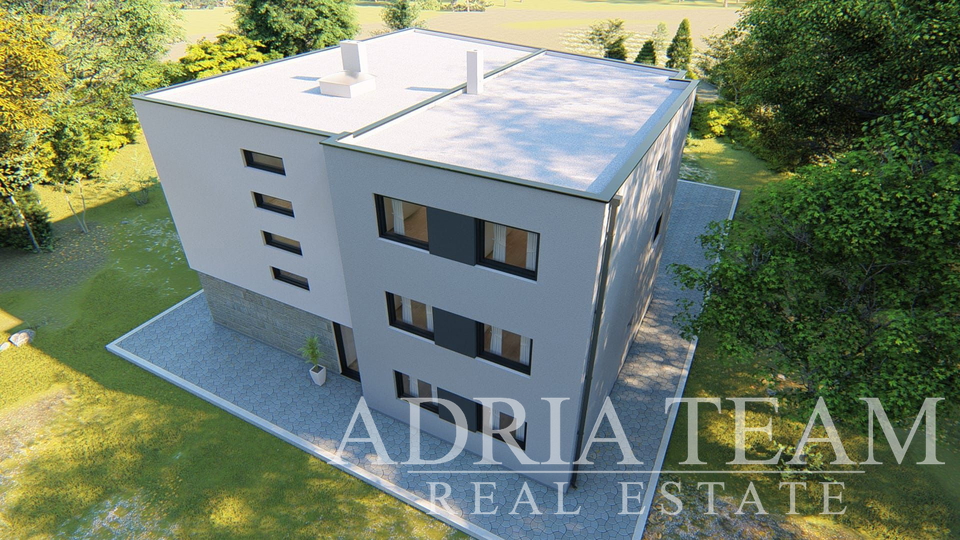 APARTMÁNY - NOVOSTAVBA, 1. ŘADA K MOŘI - VIR, JIŽNÍ STRANA, CENTRUM