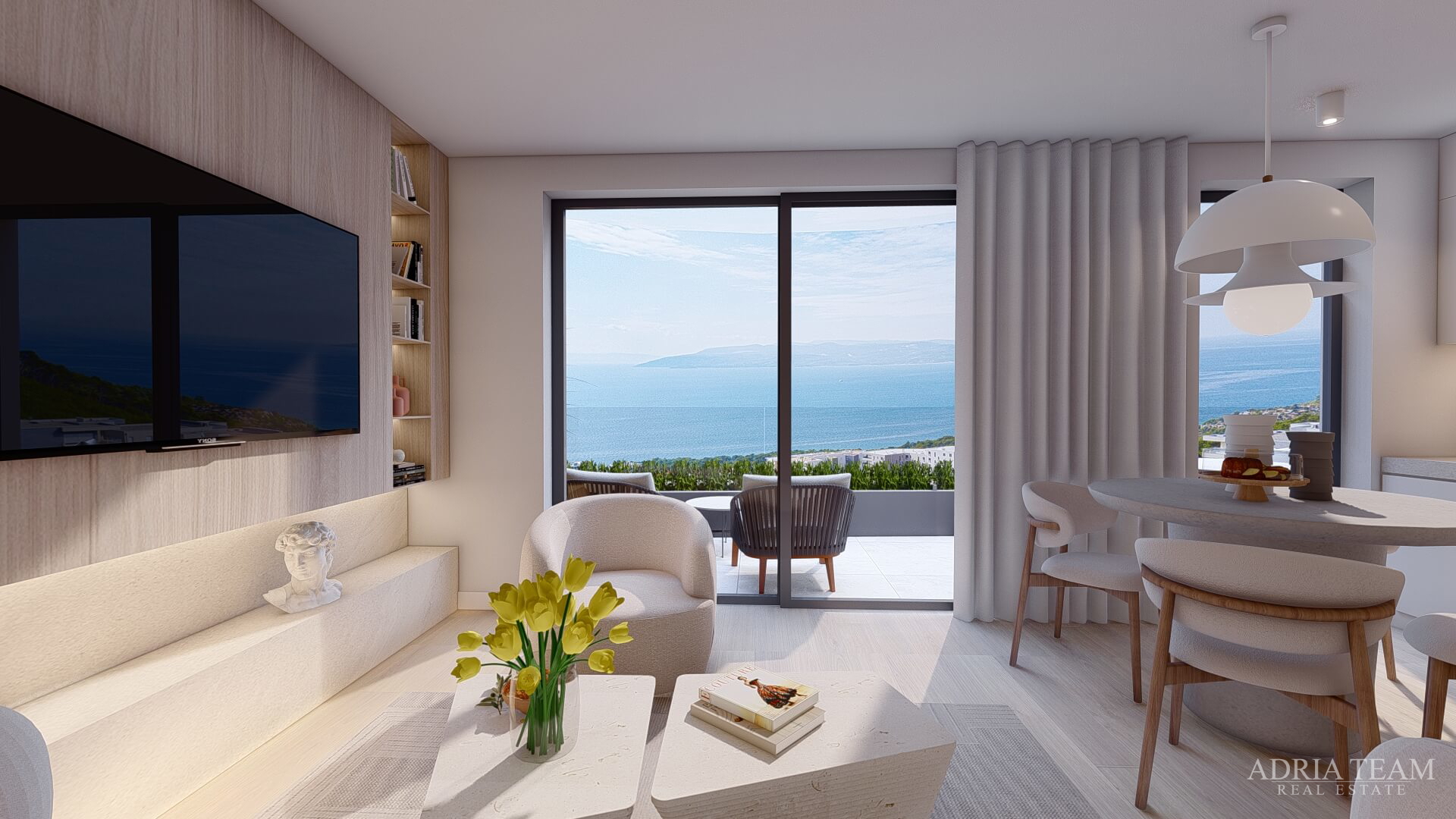 NEW ON MARKET!!! BUILDING 2 - LUXURY APARTMENTS WITH OPEN SEA VIEW! MAKARSKA