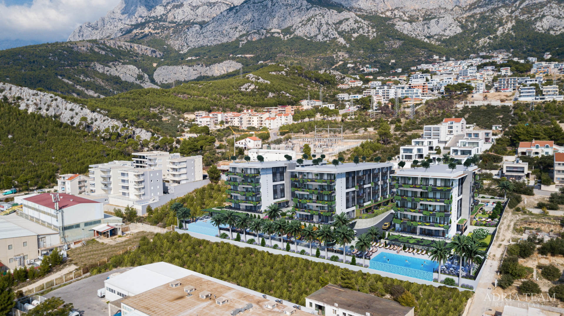 NEW ON MARKET!!! BUILDING 2 - LUXURY APARTMENTS WITH OPEN SEA VIEW! MAKARSKA