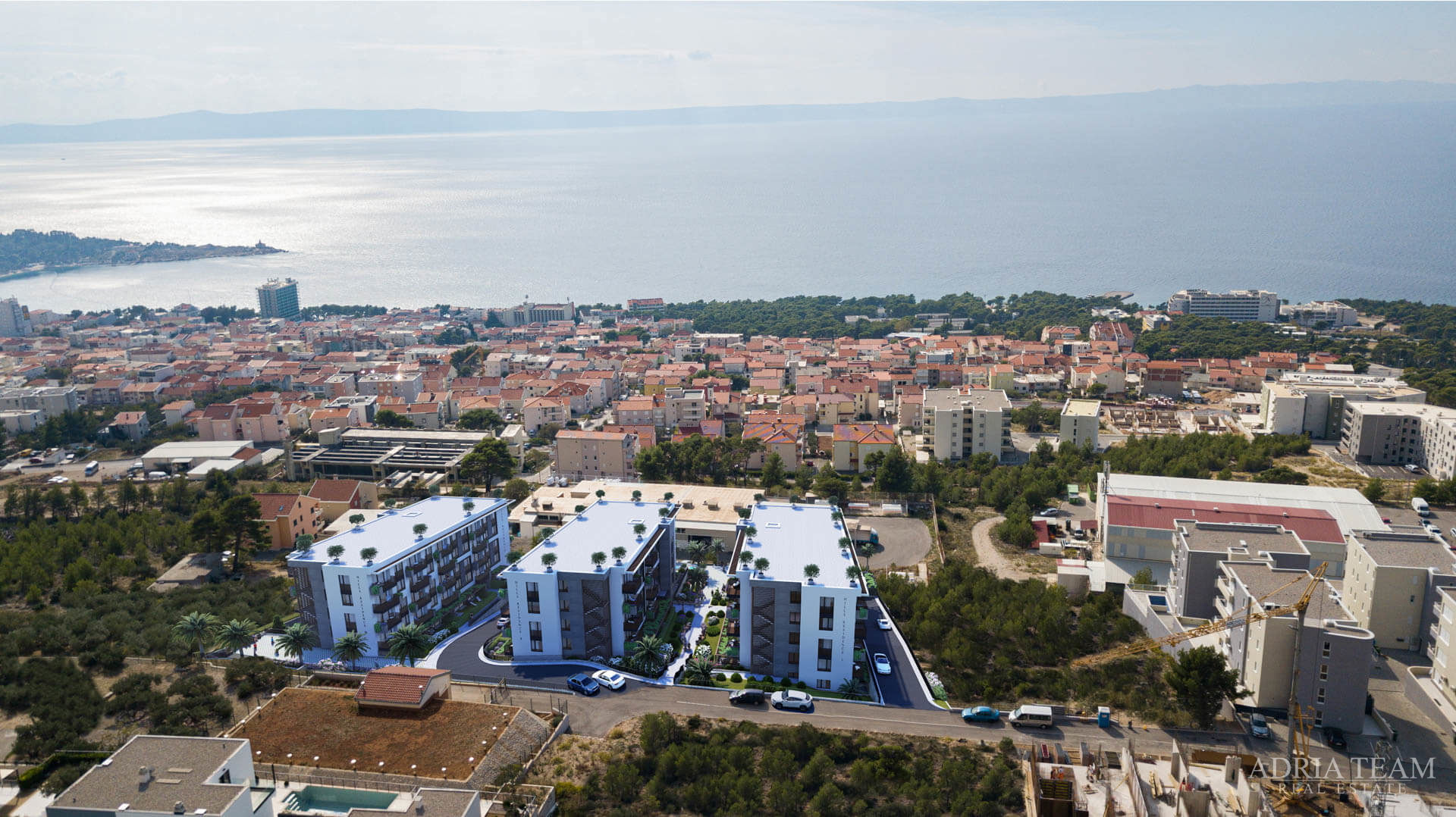 NEW ON MARKET!!! BUILDING 2 - LUXURY APARTMENTS WITH OPEN SEA VIEW! MAKARSKA