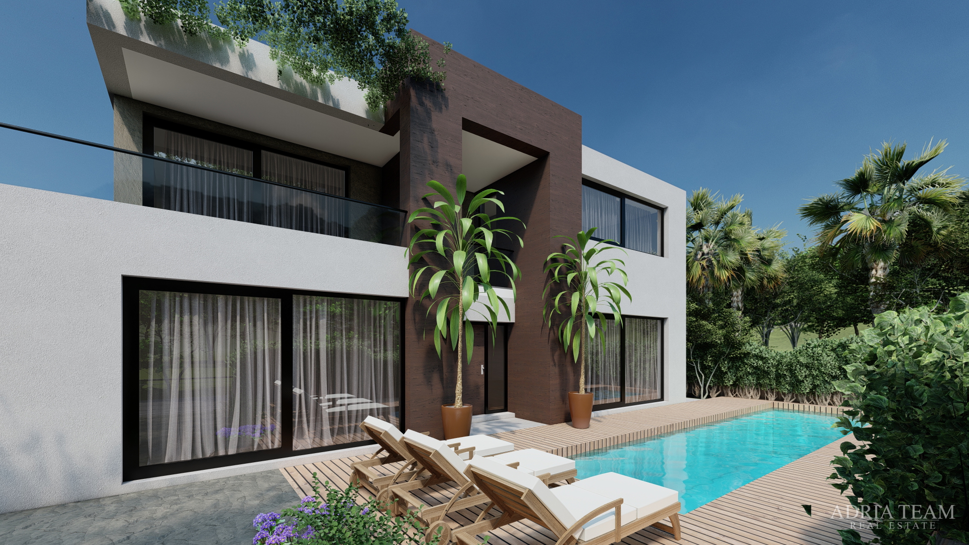 MODERN VILLA 150 m FROM THE SEA, NEW CONSTRUCTION - PRIVLAKA