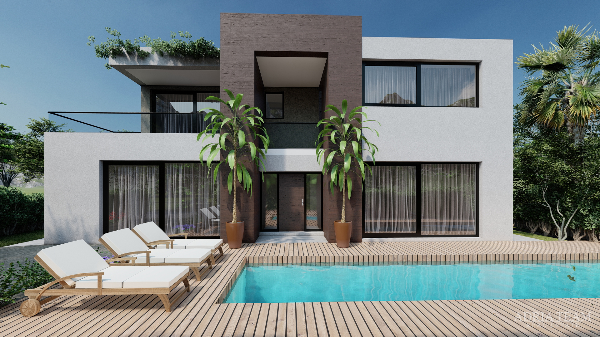 MODERN VILLA 150 m FROM THE SEA, NEW CONSTRUCTION - PRIVLAKA