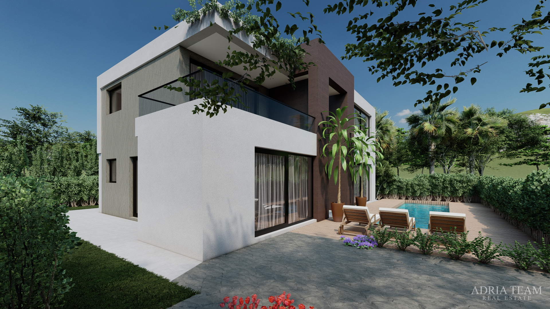 MODERN VILLA 150 m FROM THE SEA, NEW CONSTRUCTION - PRIVLAKA
