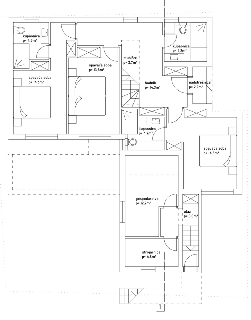 VILLA WITH SEA VIEW, NEW CONTRUCTION - VRSI