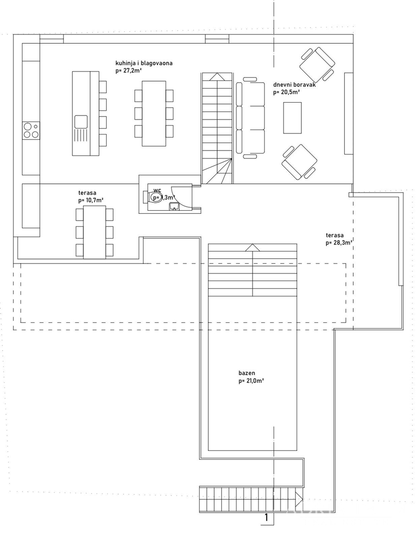 VILLA WITH SEA VIEW, NEW CONTRUCTION - VRSI