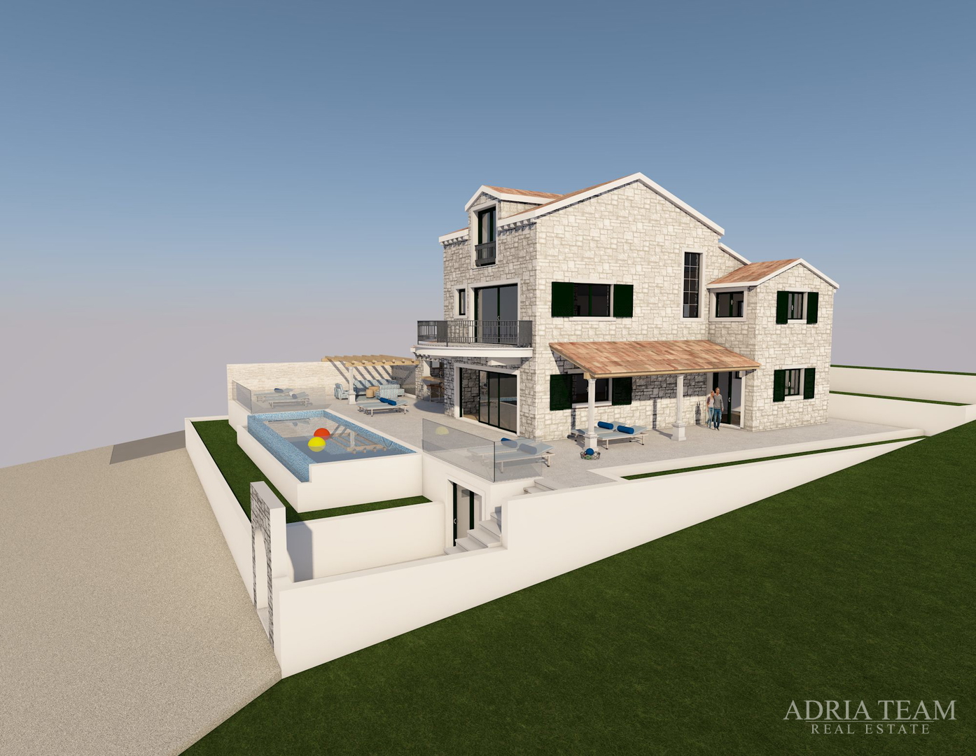 VILLA IN ERSTER MEERESLINIE - PRIŽBA, KORČULA
