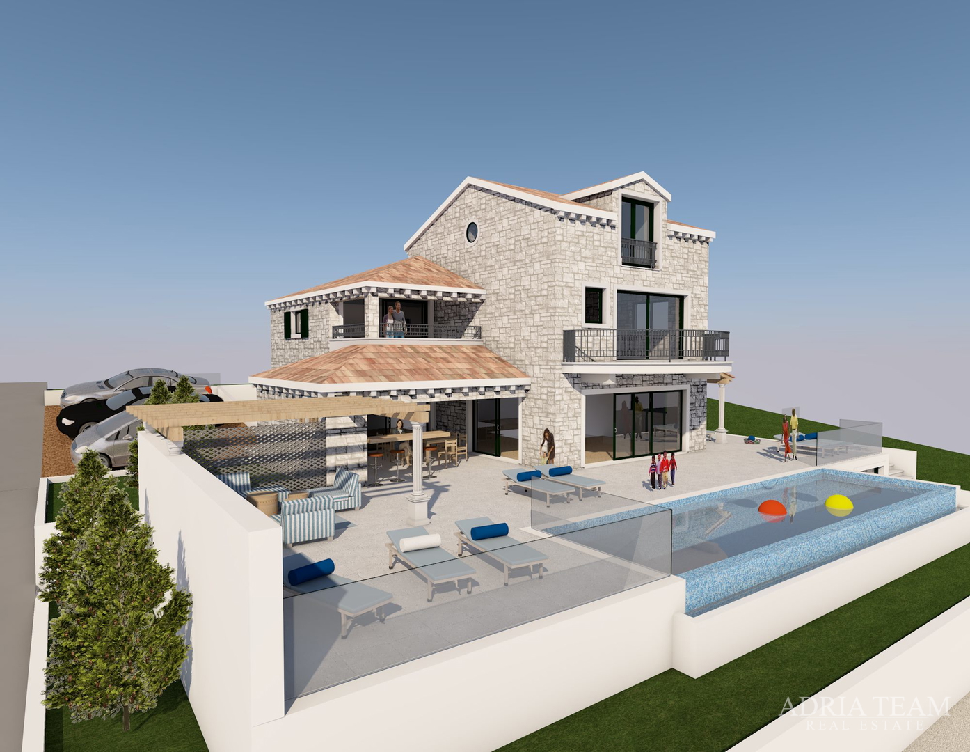 VILLA IN ERSTER MEERESLINIE - PRIŽBA, KORČULA