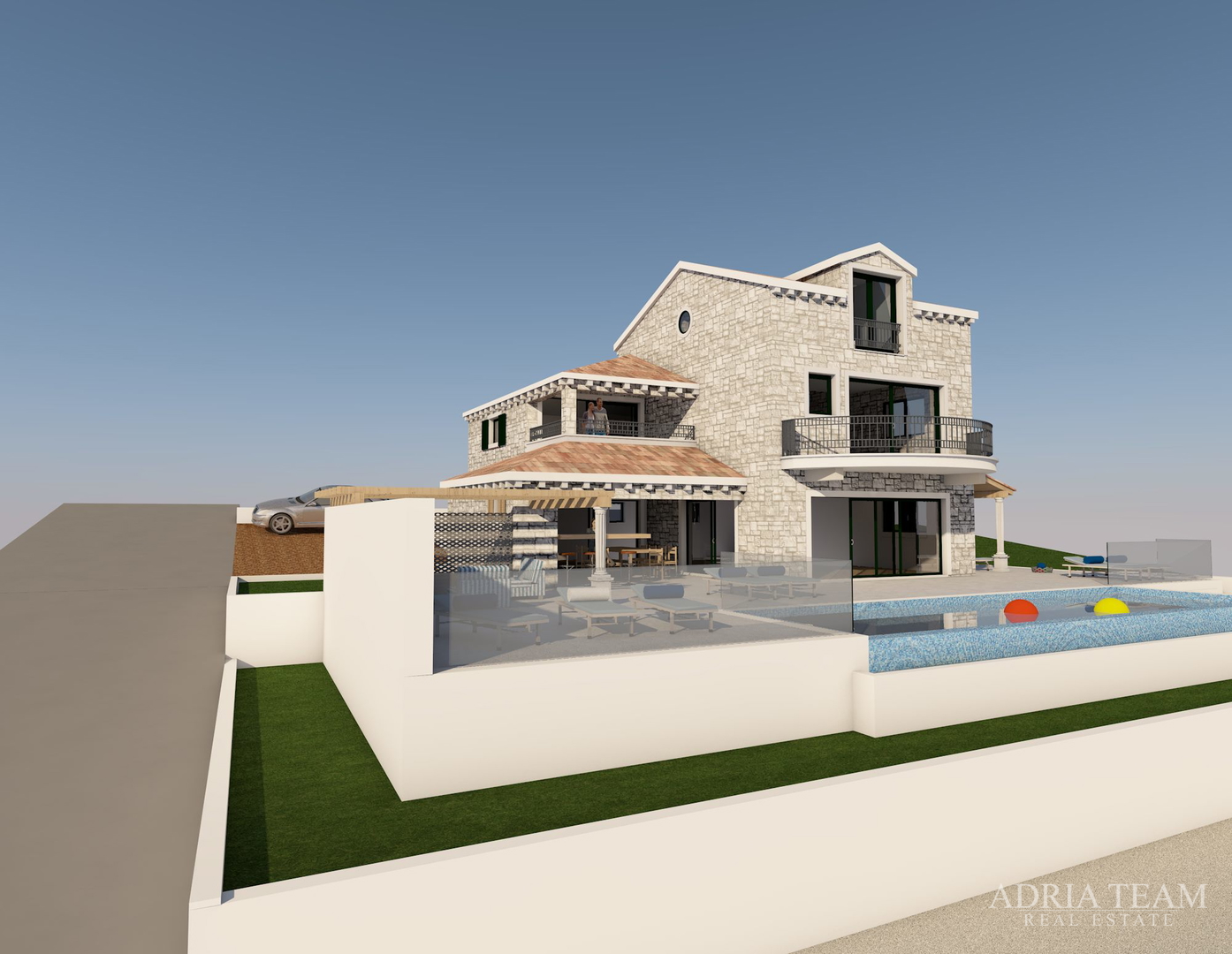 VILLA IN ERSTER MEERESLINIE - PRIŽBA, KORČULA