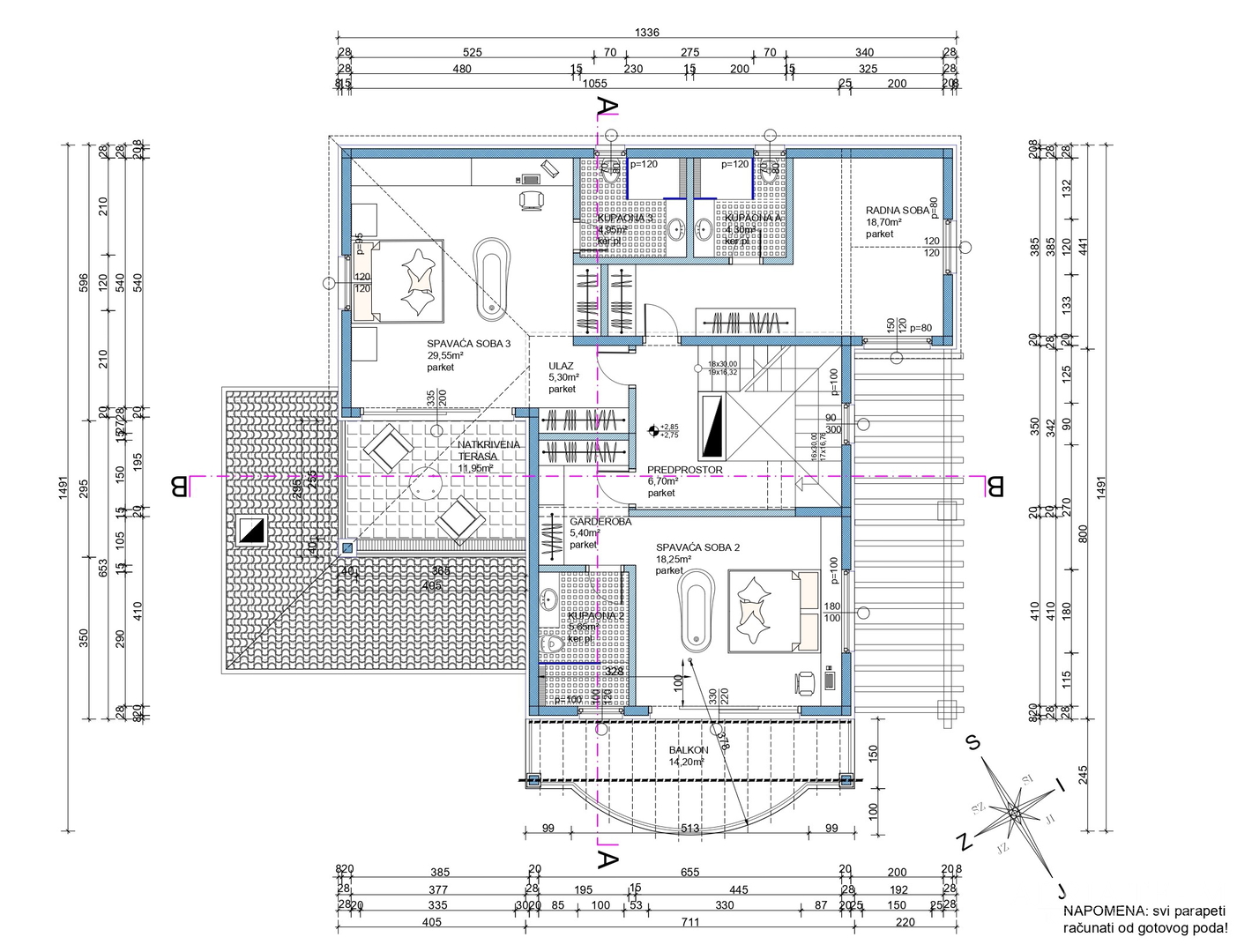 VILLA IN ERSTER MEERESLINIE - PRIŽBA, KORČULA