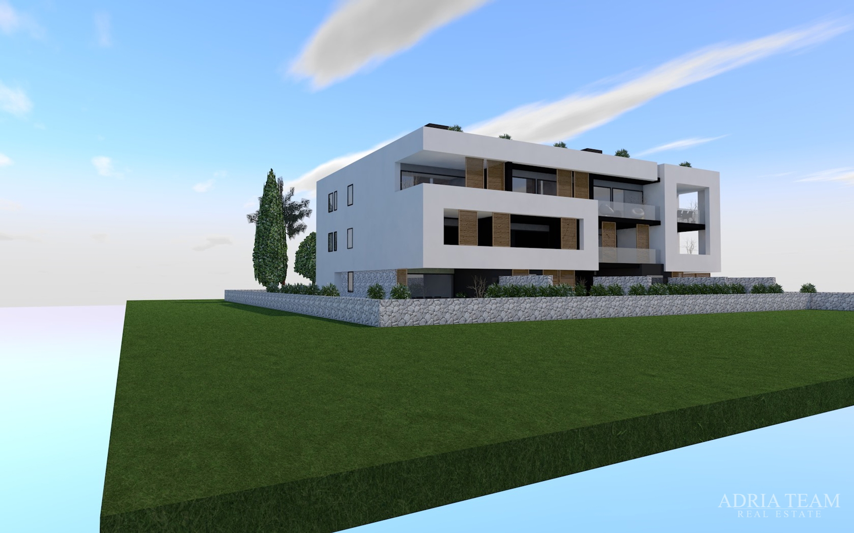 ONE-STOREY AND MULTI-STOREY APARTMENTS IN RESIDENTIAL BUILDING, NEW CONSTRUCTION, 150 m FROM SEA - PRIVLAKA