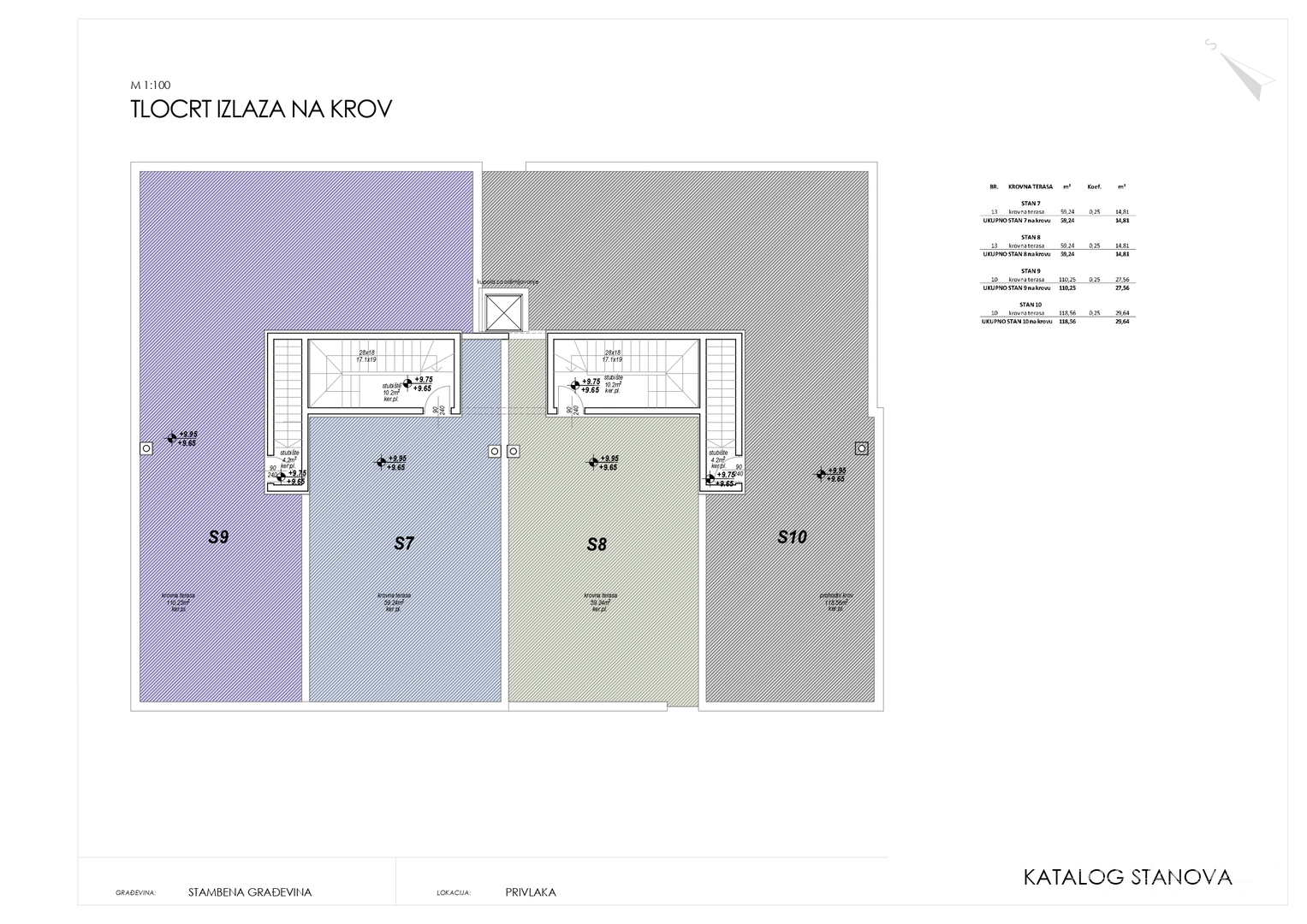 ONE-STOREY AND MULTI-STOREY APARTMENTS IN RESIDENTIAL BUILDING, NEW CONSTRUCTION, 150 m FROM SEA - PRIVLAKA