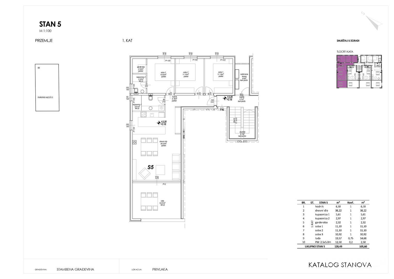 ONE-STOREY AND MULTI-STOREY APARTMENTS IN RESIDENTIAL BUILDING, NEW CONSTRUCTION, 150 m FROM SEA - PRIVLAKA