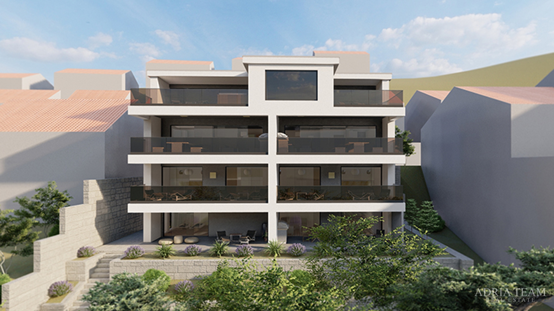 APARTMENTS, FIRST ROW TO THE SEA, NEW CONSTRUCTION - DRAGE