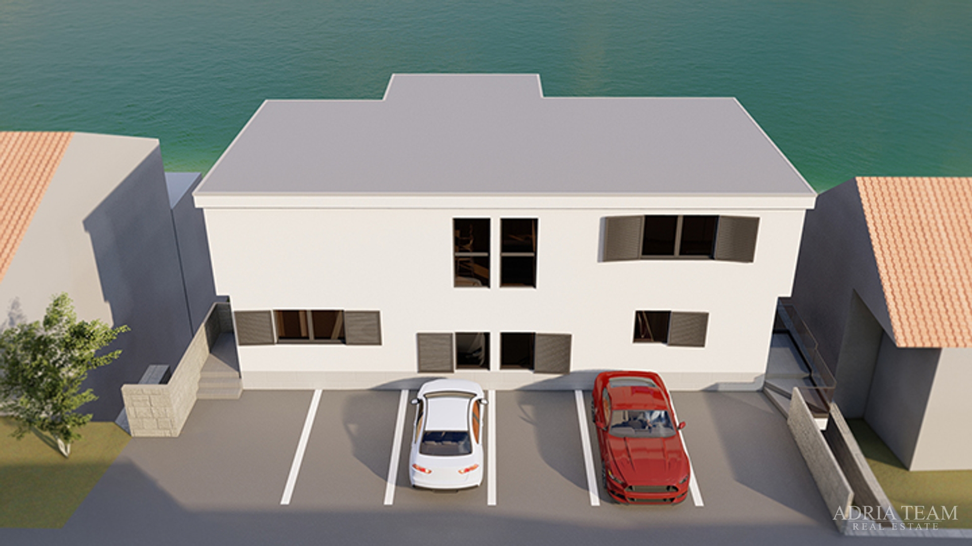 APARTMENTS, FIRST ROW TO THE SEA, NEW CONSTRUCTION - DRAGE