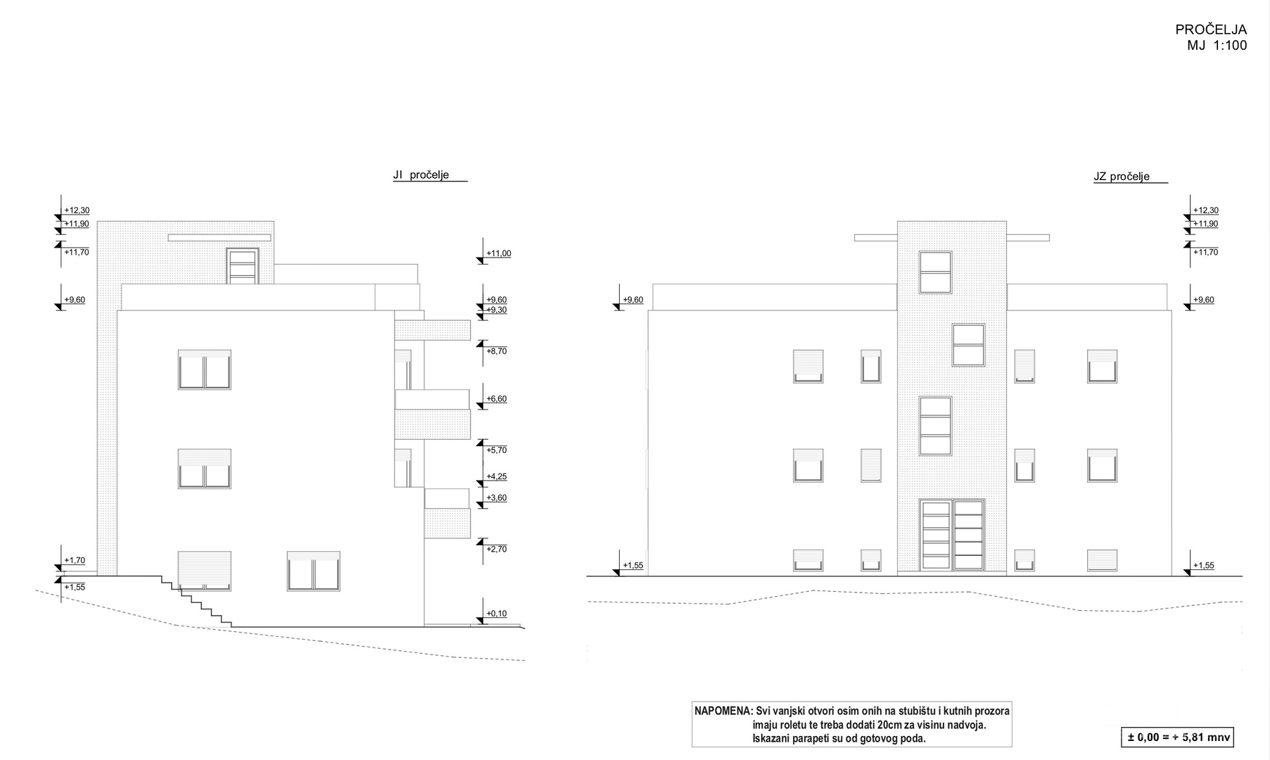 APARTMENTS IN A RESIDENTIAL BUILDING IN A NEW DEVELOPMENT, BEAUTIFUL VIEW, 45 m FROM THE SEA - VINJERAC