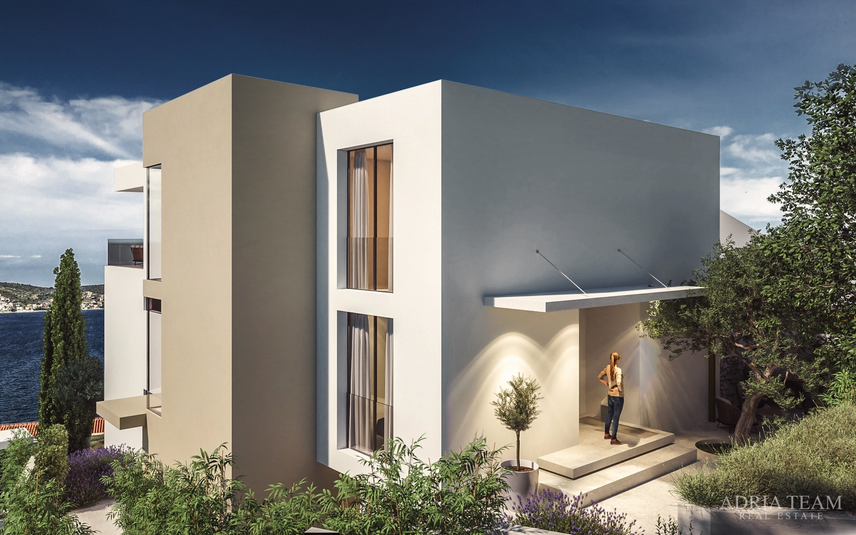 APARTMANI U VILI NA BREŽULJKU, POGLED NA MORE - ROGOZNICA