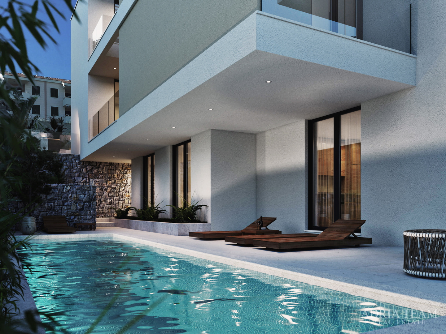 FULLY EQUIPPED VILLA LOCATED 100 m FROM THE SEA, BEAUTIFUL VIEW, TOP DESIGN - ROGOZNICA