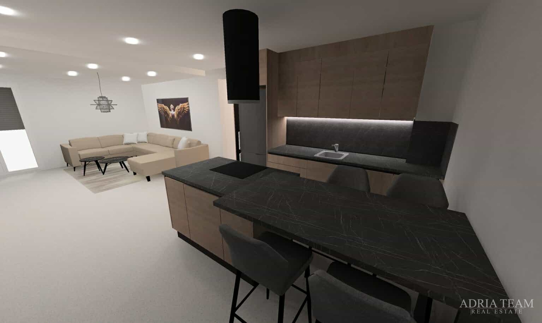 Half of a house with a swimming pool - Debeljak