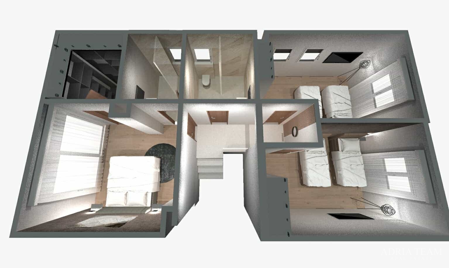 Half of a house with a swimming pool - Debeljak