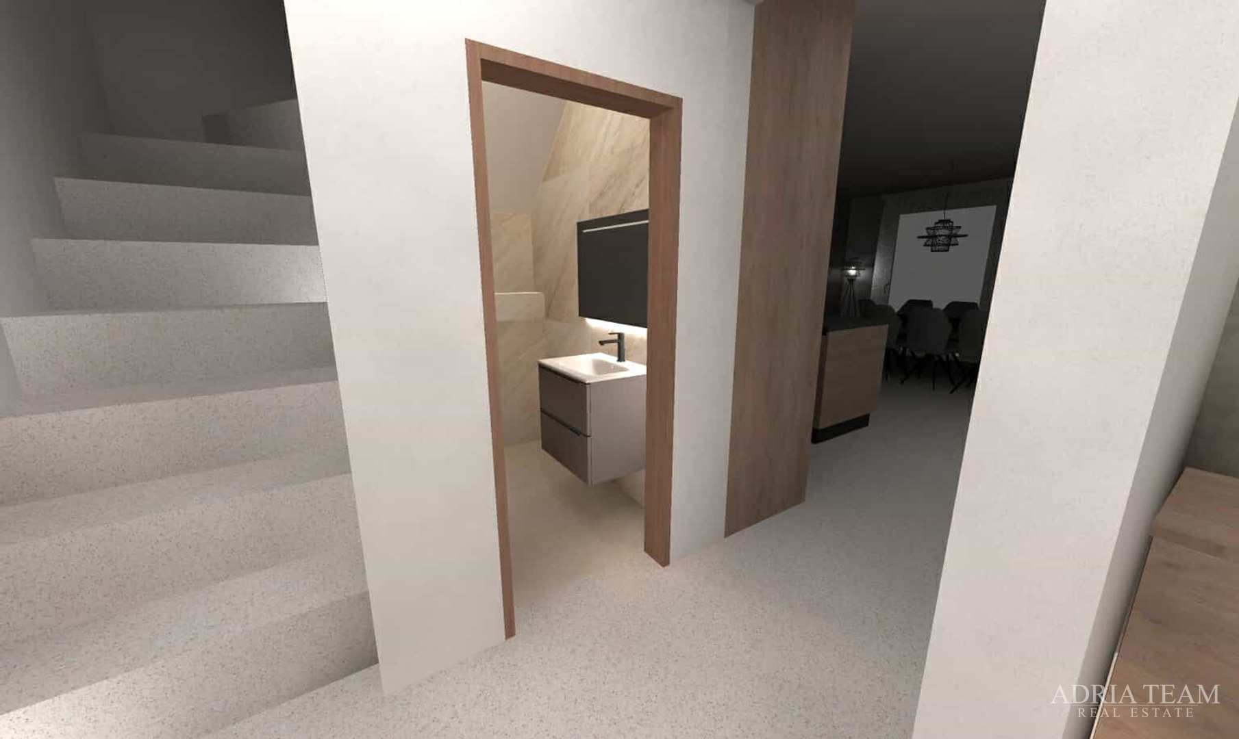 Half of a house with a swimming pool - Debeljak