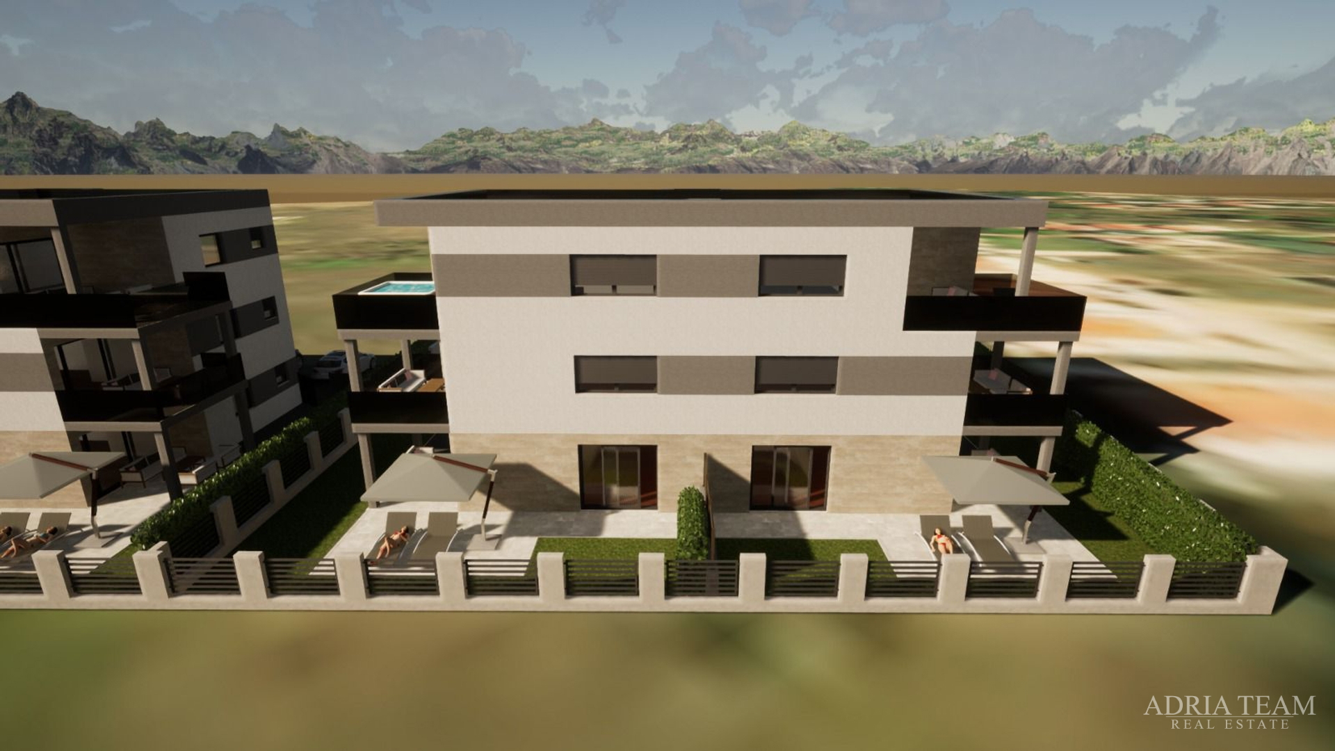 APARTMANI U BLIZINI PLAŽE, ZGRADA 2. NOVOGRADNJA, 150 m OD MORA - PRIVLAKA