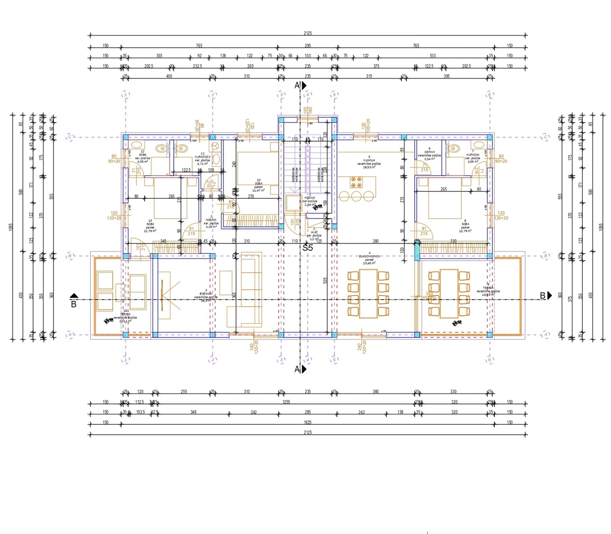APARTMENT NEAR THE BEACH, NEW CONSTRUCTION, 150 m FROM THE SEA - PRIVLAKA