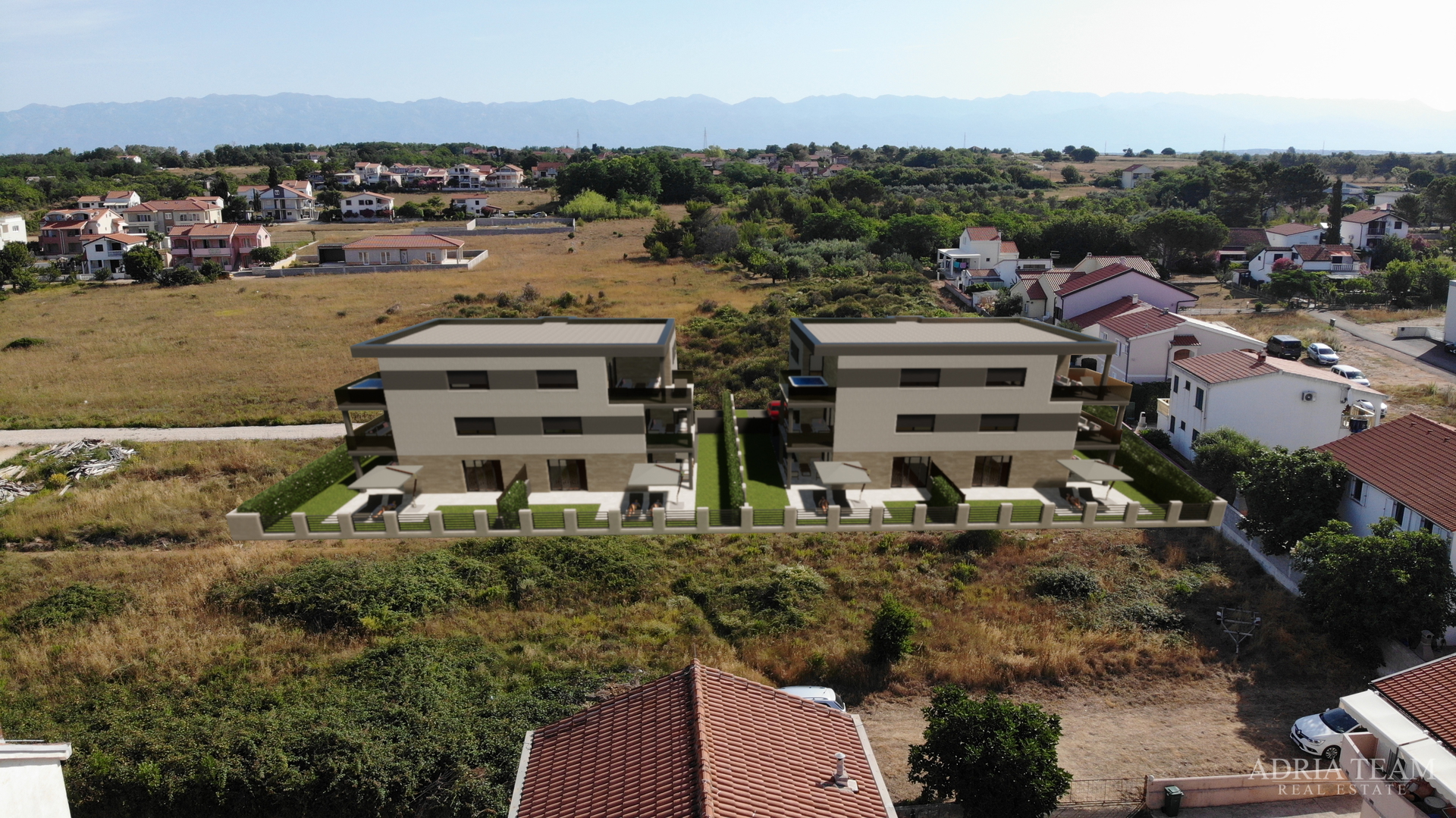 APARTMANI U BLIZINI PLAŽE, ZGRADA 2. NOVOGRADNJA, 150 m OD MORA - PRIVLAKA