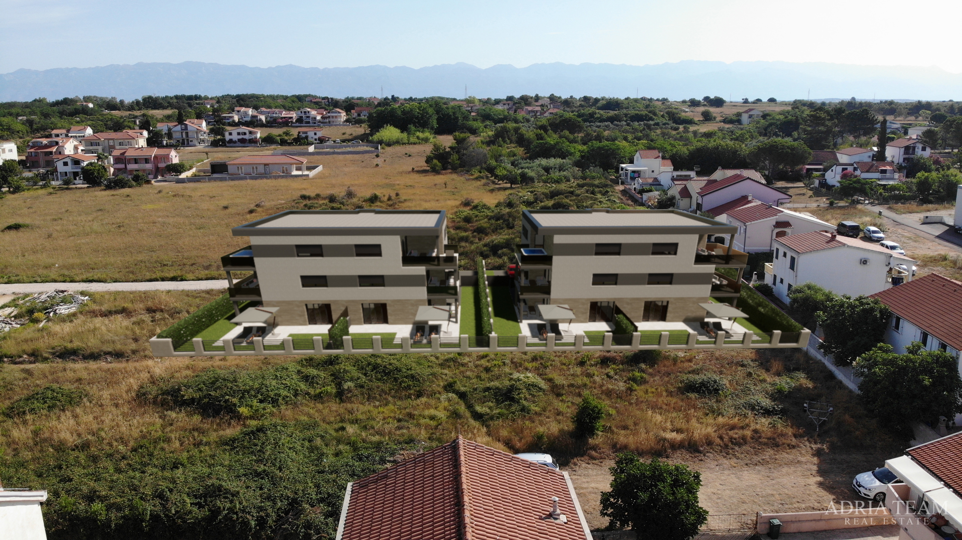 APARTMANI U BLIZINI PLAŽE, ZGRADA 2. NOVOGRADNJA, 150 m OD MORA - PRIVLAKA