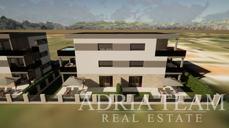 APARTMAN U BLIZINI PLAŽE, NOVOGRADNJA, 150 m OD MORA - PRIVLAKA
