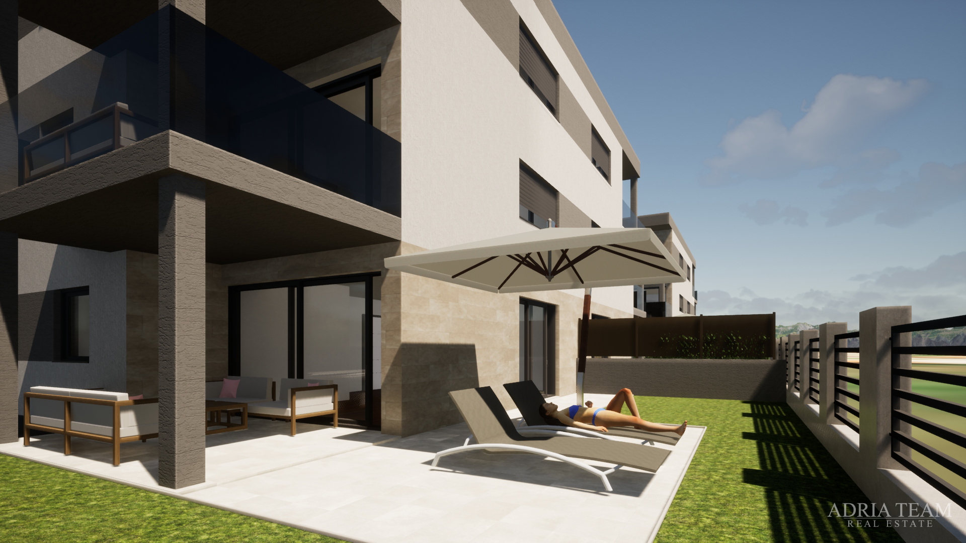 APARTMANI U BLIZINI PLAŽE, ZGRADA 2. NOVOGRADNJA, 150 m OD MORA - PRIVLAKA