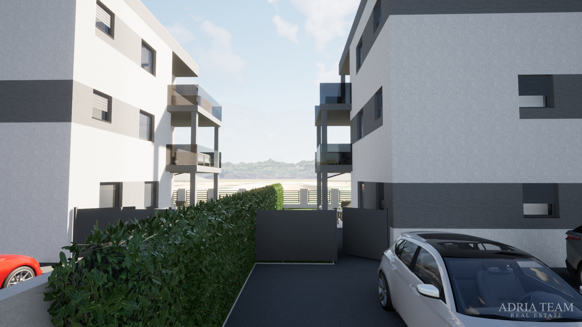 APARTMANI U BLIZINI PLAŽE, ZGRADA 2. NOVOGRADNJA, 150 m OD MORA - PRIVLAKA