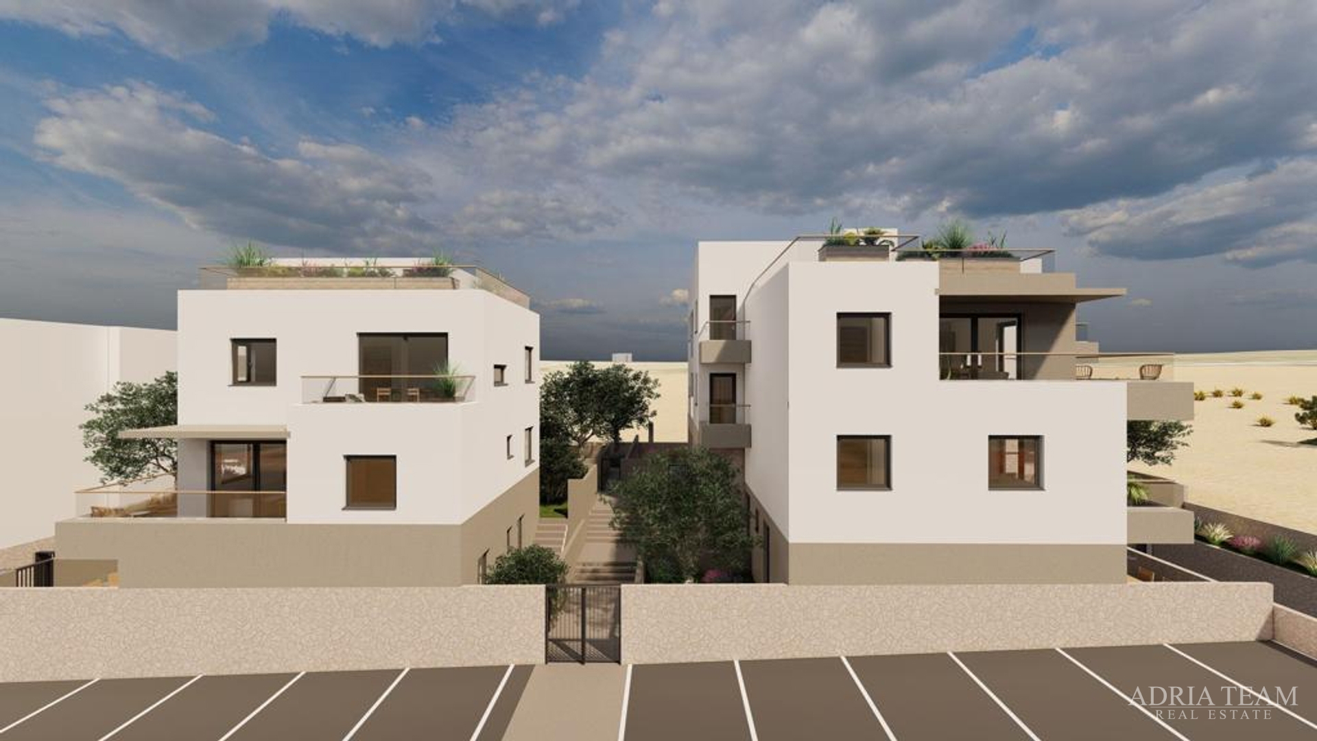 APARTMANI U STAMBENOJ ZGRADI U NOVOGRADNJI - POVLJANA, PAG