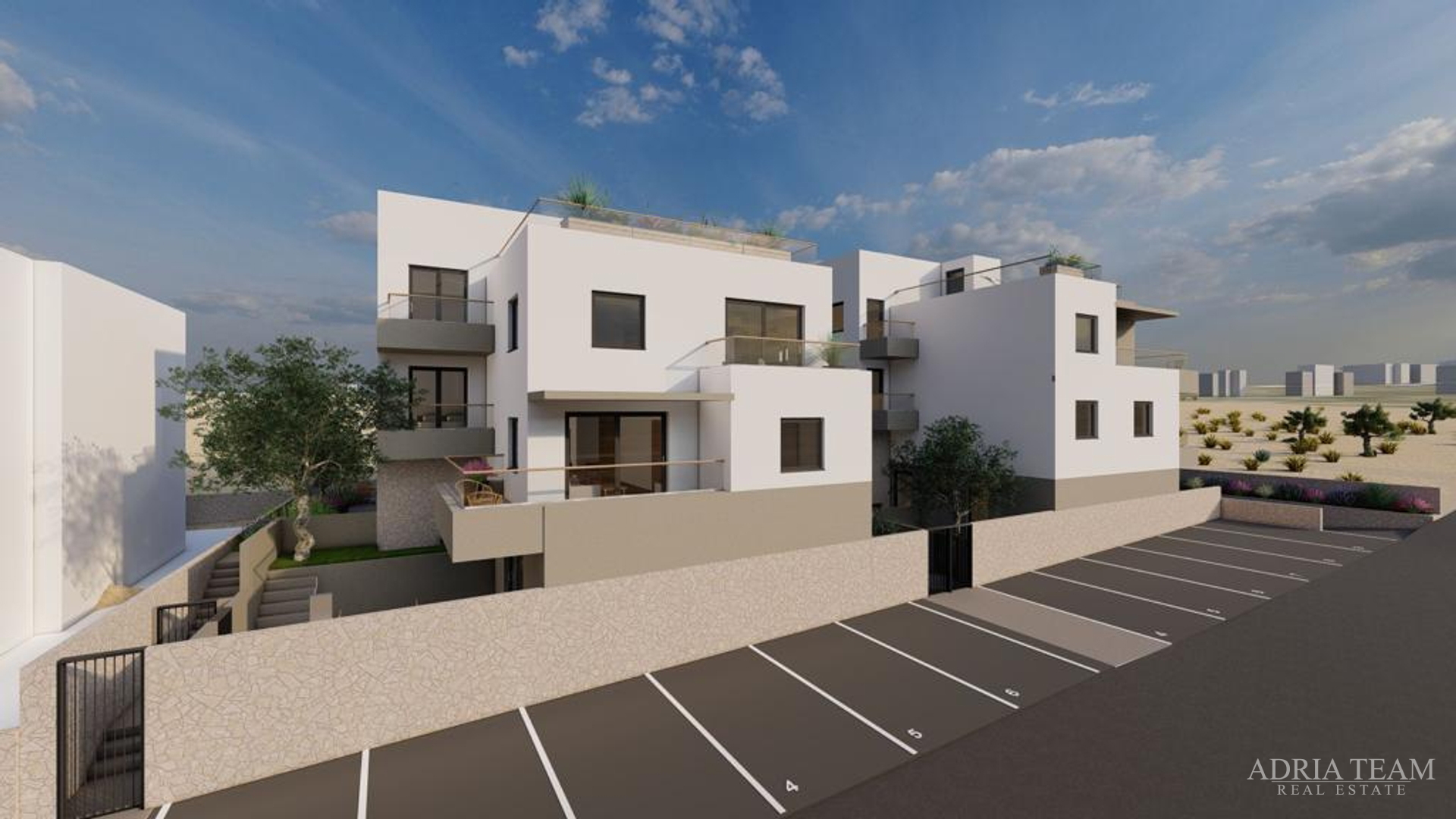 APARTMANI U STAMBENOJ ZGRADI U NOVOGRADNJI - POVLJANA, PAG