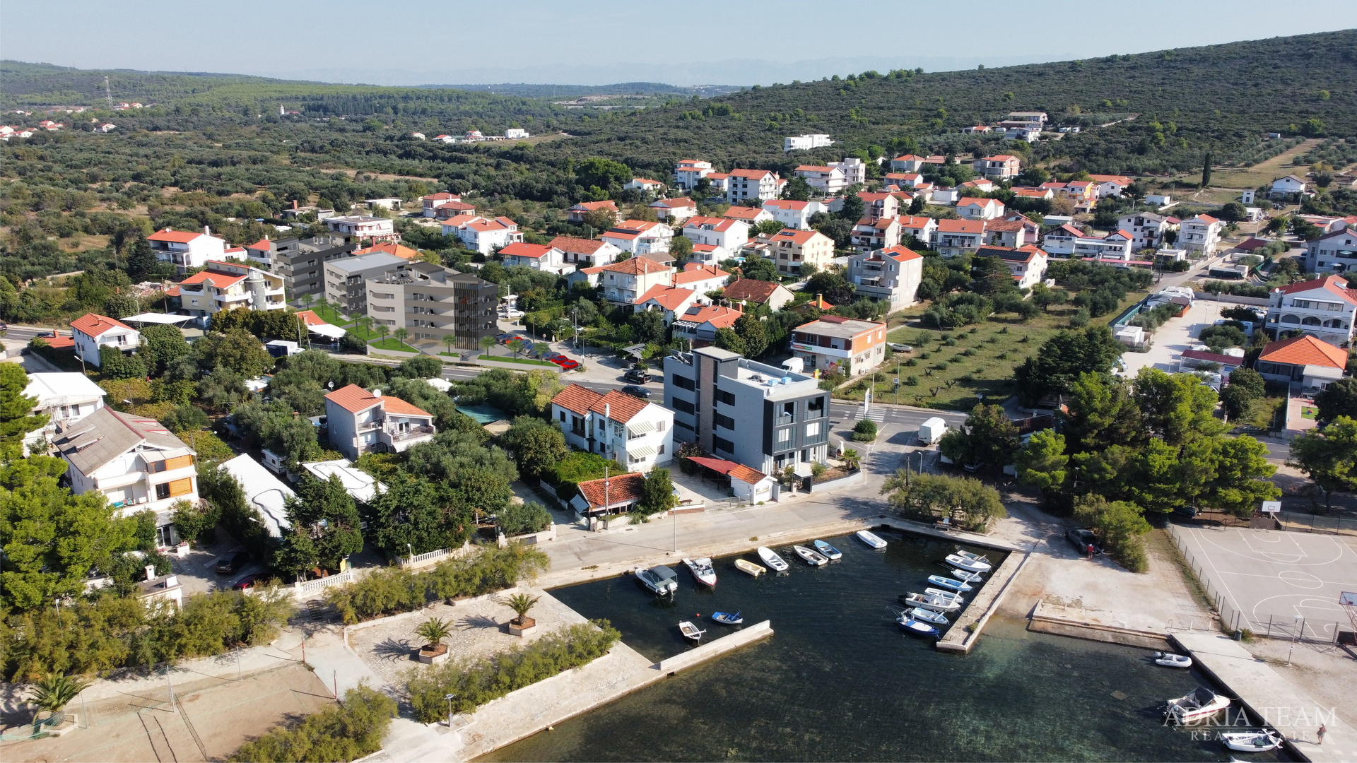 APARTMENTS IN NEW BUILDING WITH SEA VIEW AND FREE PARKING - SUKOŠAN