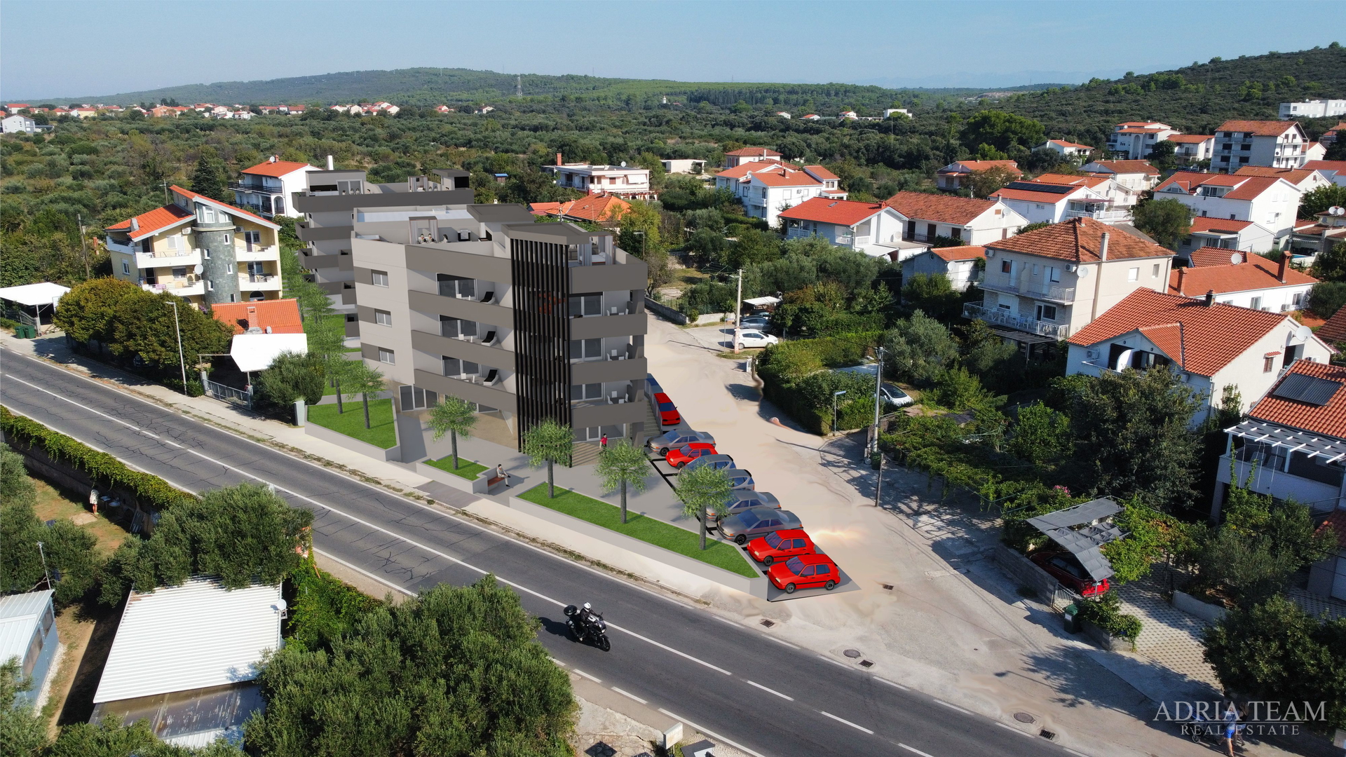APARTMENTS IN NEW BUILDING WITH SEA VIEW AND FREE PARKING - SUKOŠAN