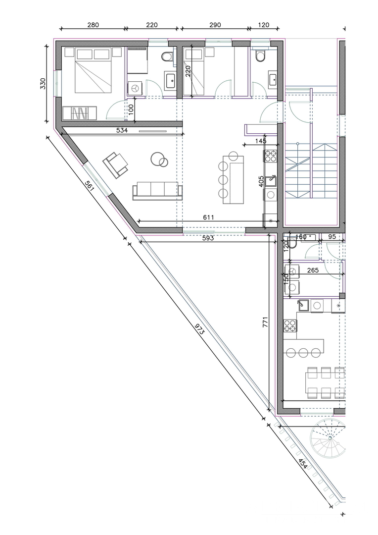 APARTMENTS IN NEW BUILDING WITH SEA VIEW AND FREE PARKING - SUKOŠAN