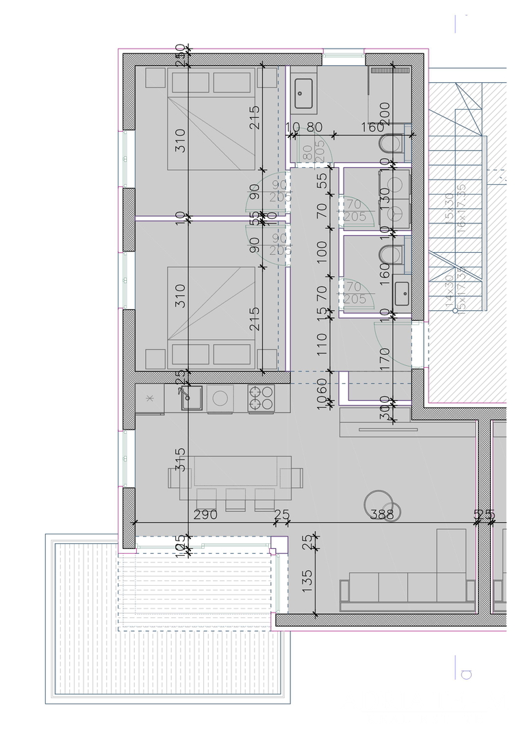 APARTMENTS IN NEW BUILDING WITH SEA VIEW AND FREE PARKING - SUKOŠAN