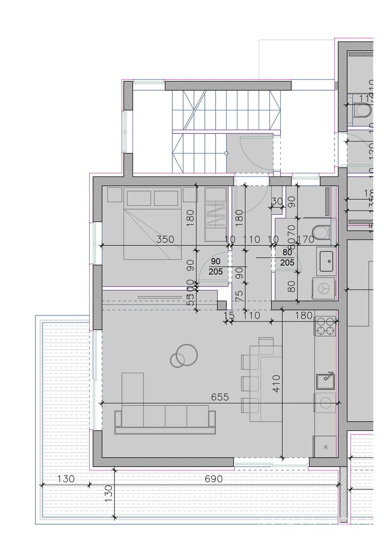 APARTMENTS IN NEW BUILDING WITH SEA VIEW AND FREE PARKING - SUKOŠAN