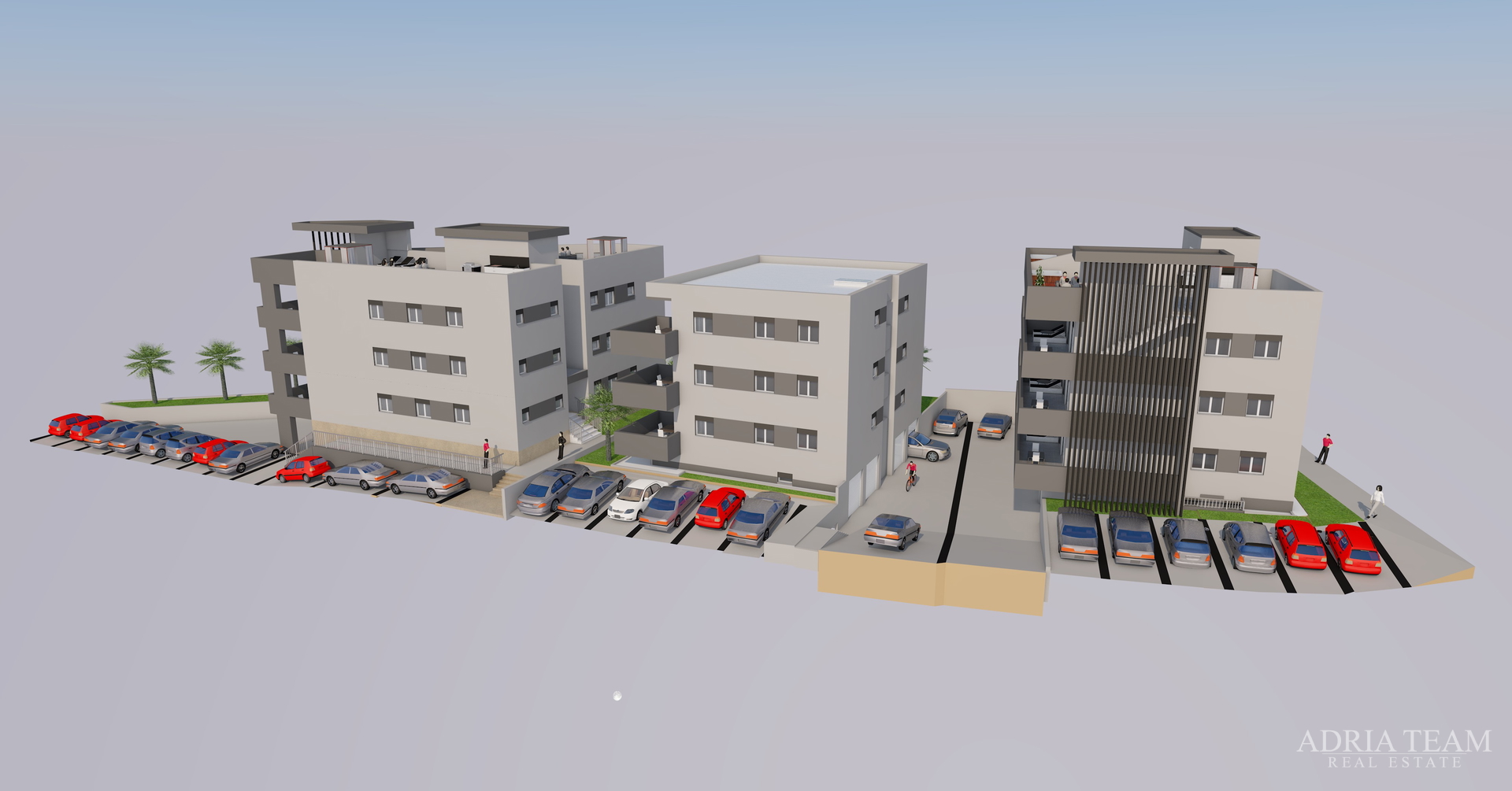 APARTMENTS IN NEW BUILDING WITH SEA VIEW AND FREE PARKING - SUKOŠAN