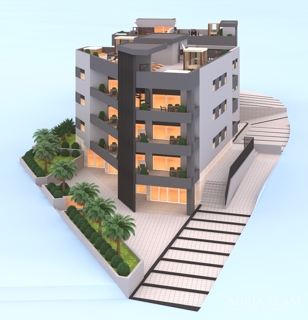 APARTMENTS IN NEW BUILDING WITH SEA VIEW AND FREE PARKING - SUKOŠAN