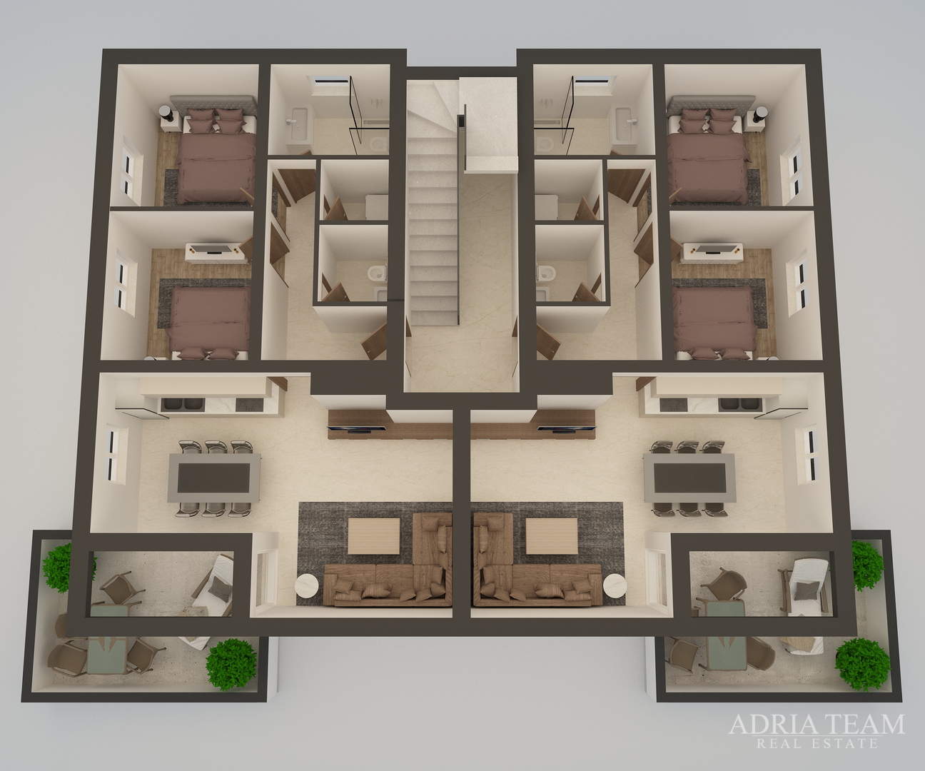 APARTMENTS IN NEW BUILDING WITH SEA VIEW AND FREE PARKING - SUKOŠAN