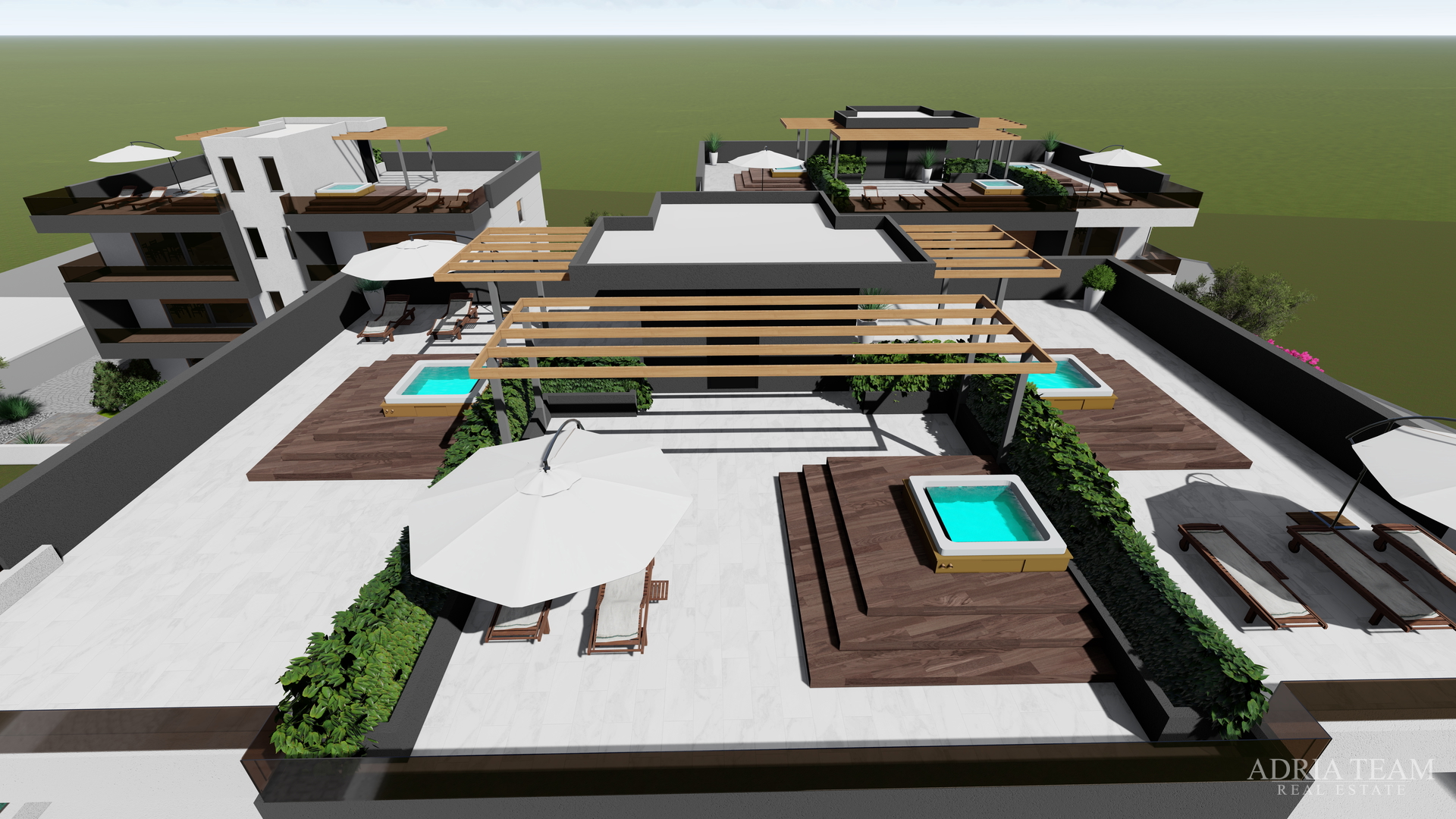 LUXURY APARTMENTS IN A RESIDENTIAL BUILDING, 70 m FROM THE SEA - PRIVLAKA - ZADAR